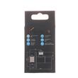 Robinet coltar Kruger Triangle, 1/2" - 3/8", rozeta, negru-mat