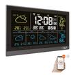 Statie Meteo Wifi Oxyo2, masurare temperatura, umiditate, ceas cu alarma in 3 moduri, afisaj color, cu transmitator